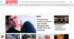 Desktop Screenshot of diariopopular.com.ar